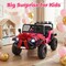 Kids Electric Ride-On Car 24V Battery LED Lights Music Remote Control